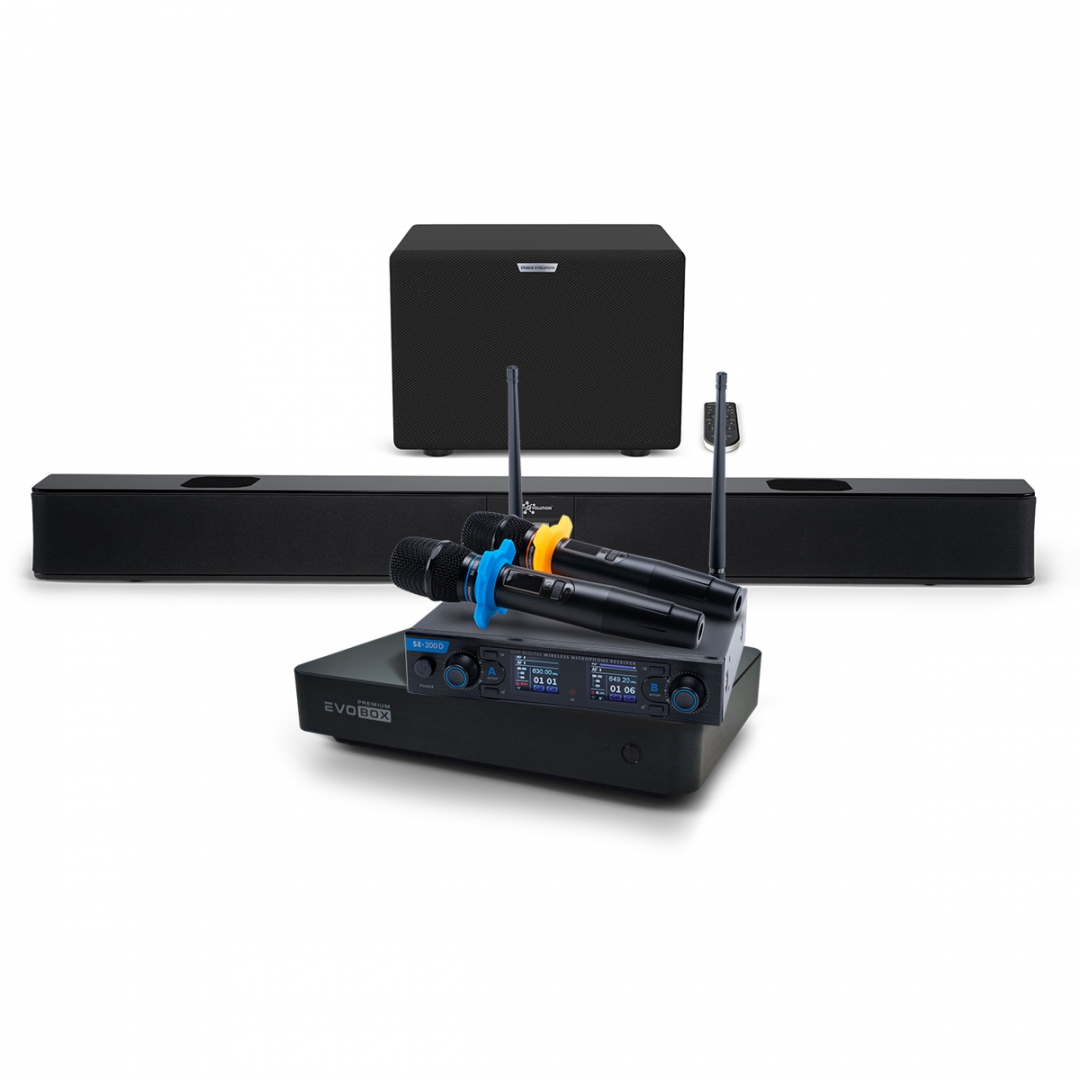 Hi-End караоке-система EVOBOX Premium + EvoSoundBar (саундбар с караоке) в Сыктывкаре