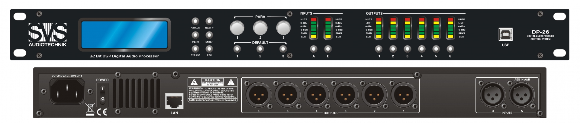 SVS Audiotechnik DP-26 Цифровой процессор: 2 входа 6 выходов в Сыктывкаре