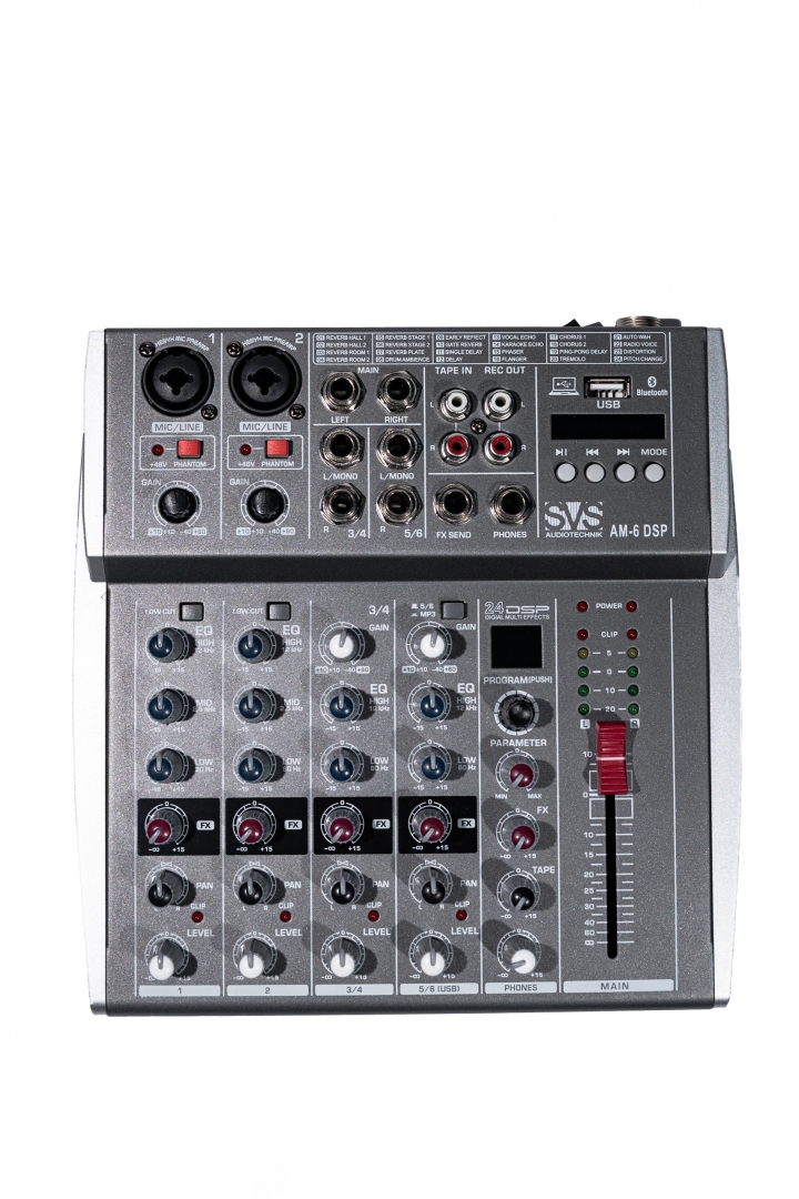 SVS Audiotechnik mixers AM-6 DSP Микшерный пульт аналоговый, 6-канальный SVS Audiotechnik mixers в Сыктывкаре