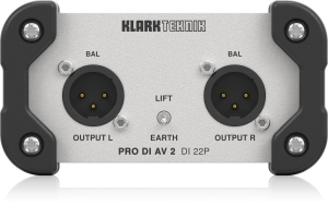 Klark Teknik DI 22P пассивный стерео директ-бокс в Сыктывкаре